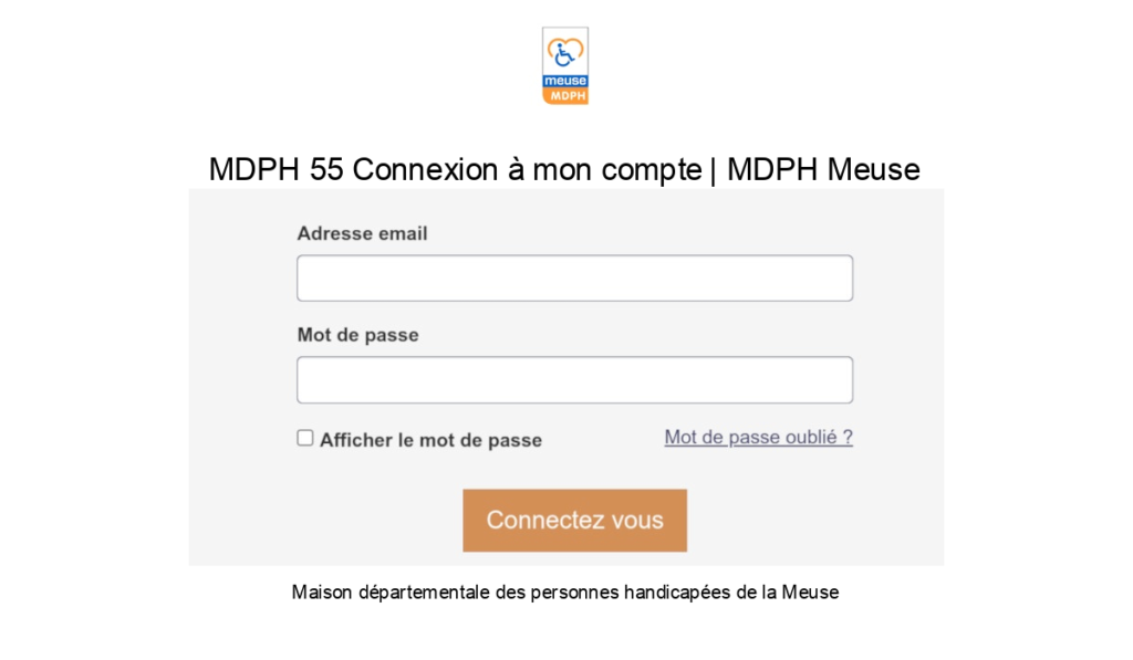 Mdph Connexion Mon Compte Mdph Meuse