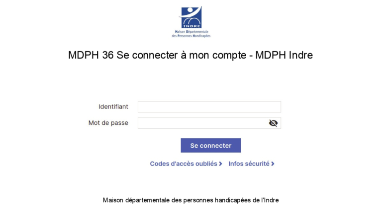 mdph 36 mon compte indre