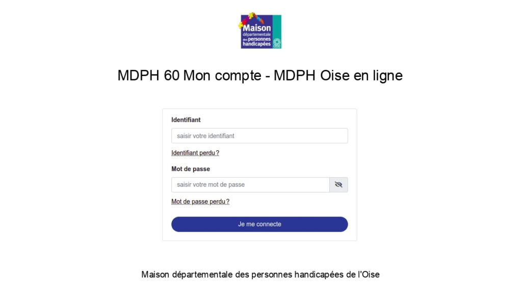 Mdph Mon Compte Mdph Oise En Ligne