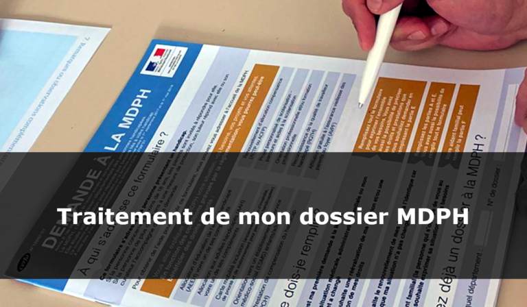 traitement de mon dossier mdph