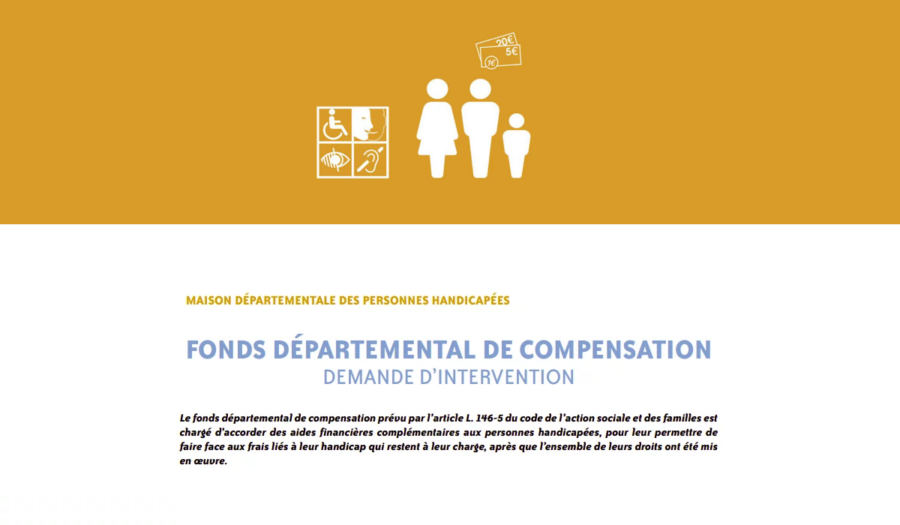 demande d'aides au Fonds départemental de compensation