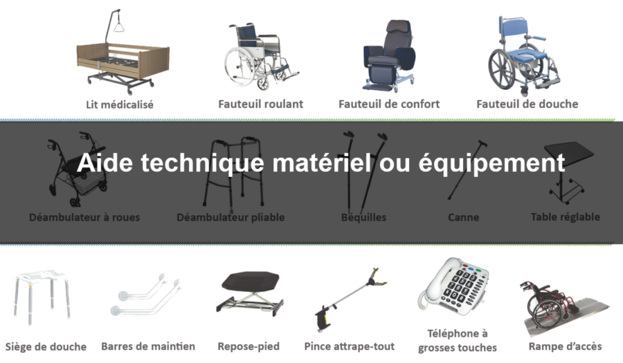 aide technique matériel ou équipement