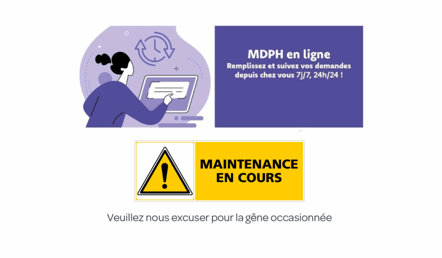 portail mdph en maintenance