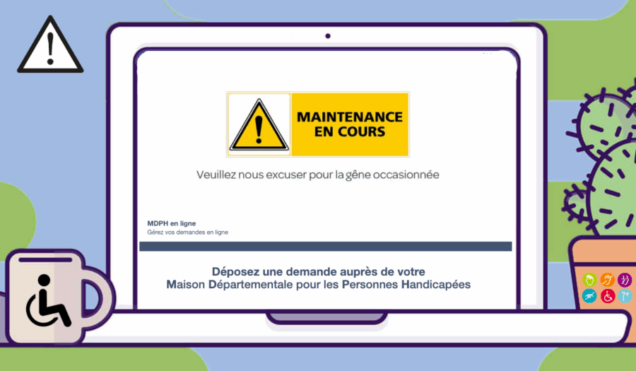 portail mdph en maintenance