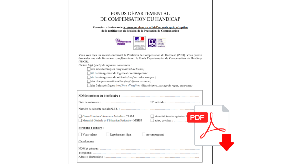 formulaire fond de compensation du handicap
