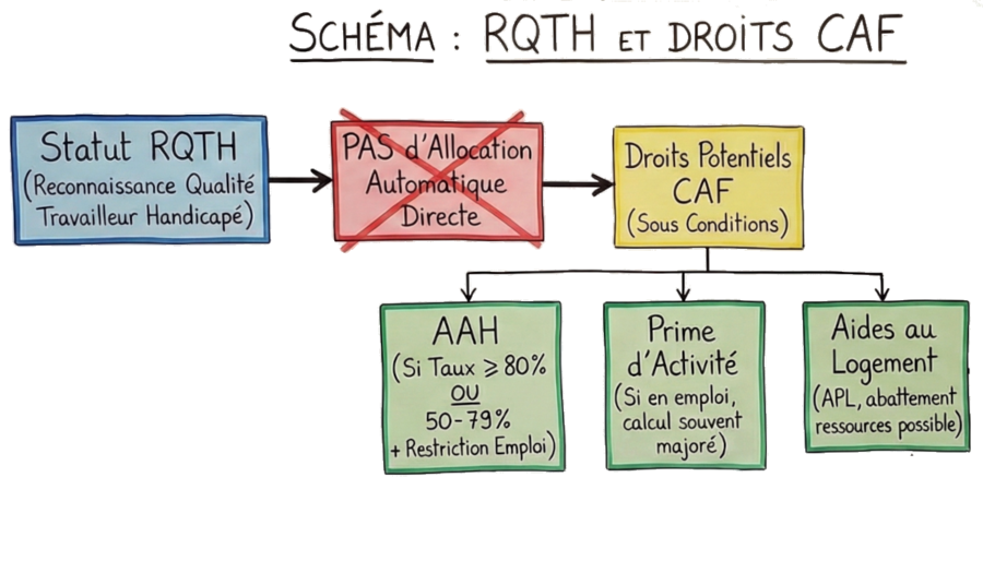 reconnue travailleur handicapé quels sont mes droits caf